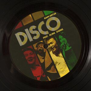 Логотип песни Disco исполнителя Zhenis, Alina, RaiM, Artur
