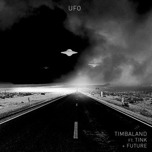 Логотип песни UFO исполнителя Timbaland, Tink, Future