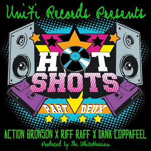 Логотип песни Hot Shots Part Deux исполнителя Action Bronson, Riff Raff Sodmg, Dana Coppafeel
