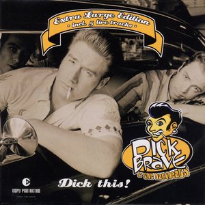 Логотип песни Give It Away исполнителя Dick Brave, The Backbeats