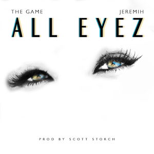 Логотип песни All Eyez исполнителя The Game, Jeremih