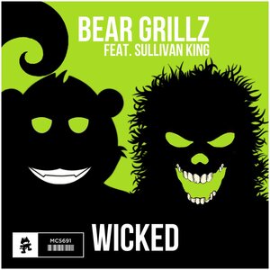 Логотип песни Wicked исполнителя Bear Grillz, Sullivan King