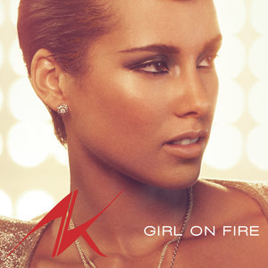 Логотип песни Girl On Fire исполнителя Alicia Keys, Nicki Minaj