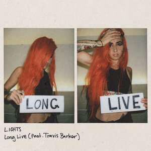 Логотип песни Long Live исполнителя Lights, Travis Barker