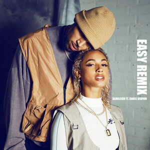 Логотип песни Easy исполнителя DaniLeigh, Chris Brown