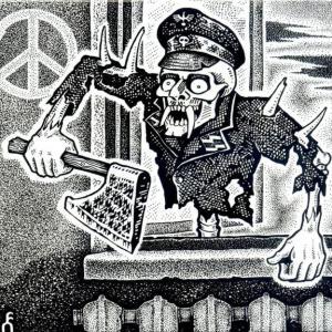 Логотип песни Мы сядем на танки исполнителя Адольф Гитлер